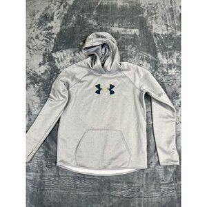 Under Armour Mens ColdGear Storm Hoodie Medium Loose Fit Grey